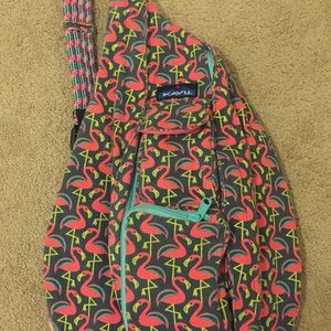 RARE NWOT Flamingo Kavu bag